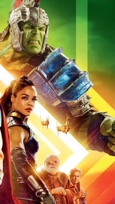 Movie Thor: Ragnarok, Grandmaster (Marvel Comics), Chris Hemsworth, Cate Blanchett, Heimdall (Marvel Comics), Anthony Hopkins, 1080x1920