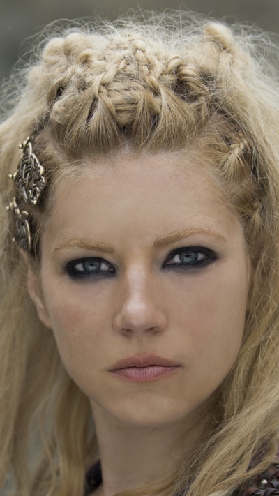 TV Show Vikings, Face, Katheryn Winnick, Lagertha (Vikings), Vikings (TV Show), Blonde, 1080x1920