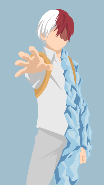 Anime My Hero Academia, Shoto Todoroki, 1080x1920
