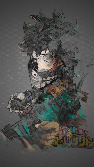 Anime My Hero Academia, Izuku Midoriya, 1080x1920