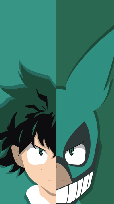Anime My Hero Academia, Izuku Midoriya, 1080x1920