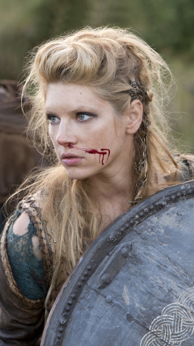TV Show Vikings, Katheryn Winnick, Shield, Vikings (TV Show), TV Show, Lagertha (Vikings), 1080x1920