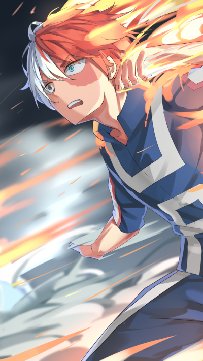 Anime My Hero Academia, Shoto Todoroki, 1080x1920