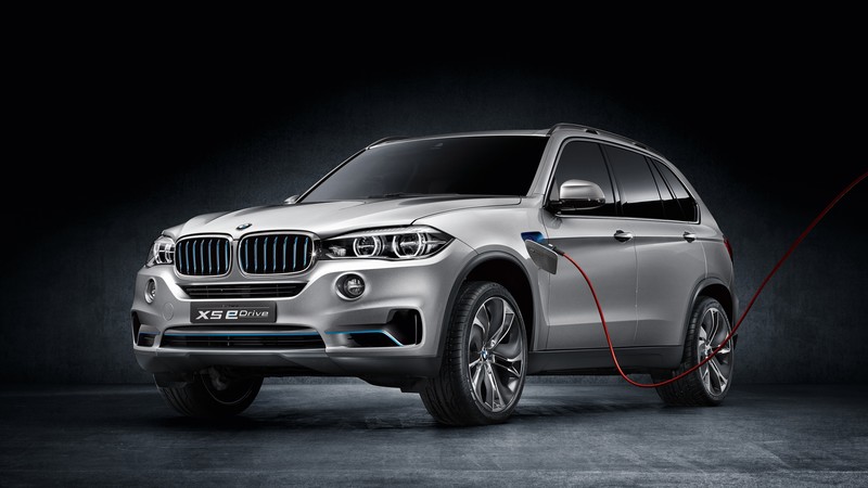 BMW X5 xDrive40e, concept, SUV EfficientDynamic, hybrid, silver