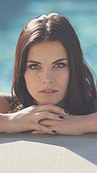 Celebrity Jaimie Alexander, Face, Hazel Eyes, Brunette, Actress, 1080x1920