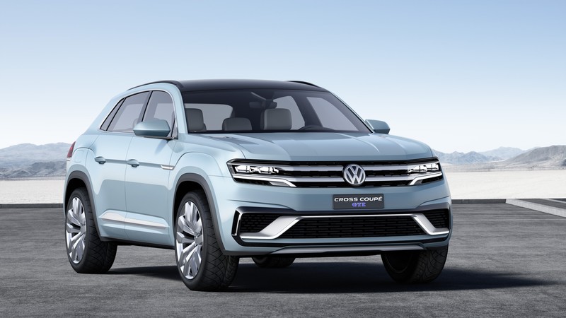 Cross Coupe GTE, Volkswagen, coupe, hybrid, blue.