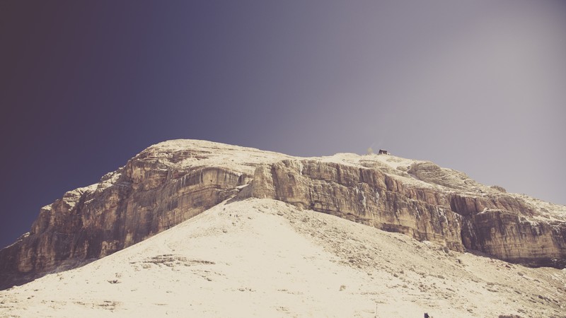 Piz Boè, 4K, Dolomites, Italy, rocks, sky