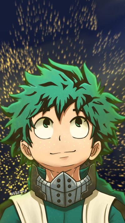 Anime My Hero Academia, Izuku Midoriya, 1080x1920