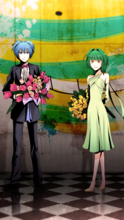 Anime Assassination Classroom, Nagisa Shiota, Karma Akabane, Kaede Kayano, 1080x1920
