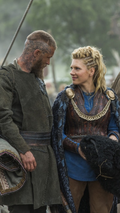 TV Show Vikings, Katheryn Winnick, Lagertha (Vikings), TV Show, Vikings (TV Show), Ragnar Lothbrok, 1080x1920
