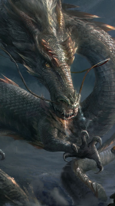 Fantasy Dragon, Oriental, 1080x1920