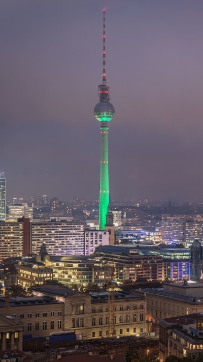 Man Made Berlin, City, Cloud, Architecture, Europe, Cathedral, 1080x1920