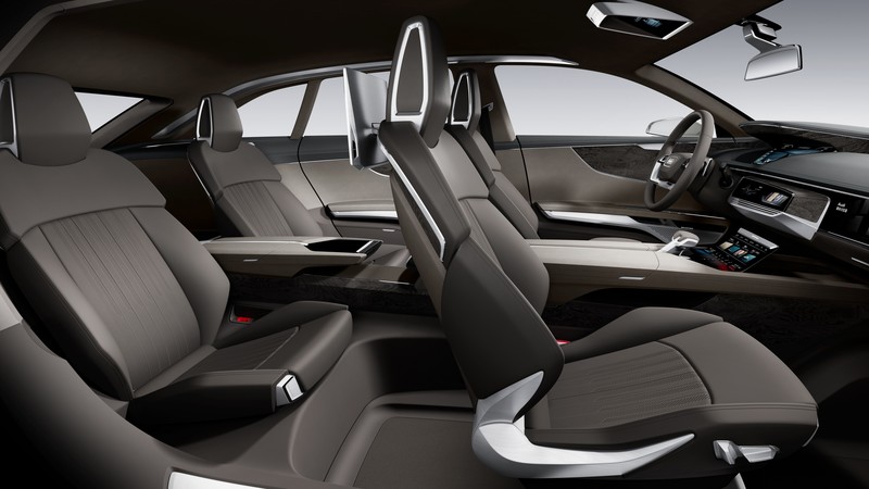 Audi prologue, universal, hybrid, grey, interior.