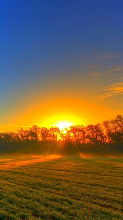 Earth Sunset, Sky, Fall, Field, 1080x1920
