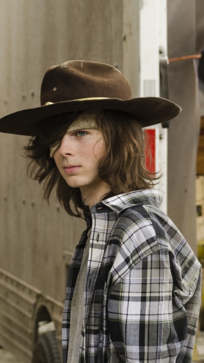 TV Show The Walking Dead, Negan (The Walking Dead), Carl Grimes, 1080x1920