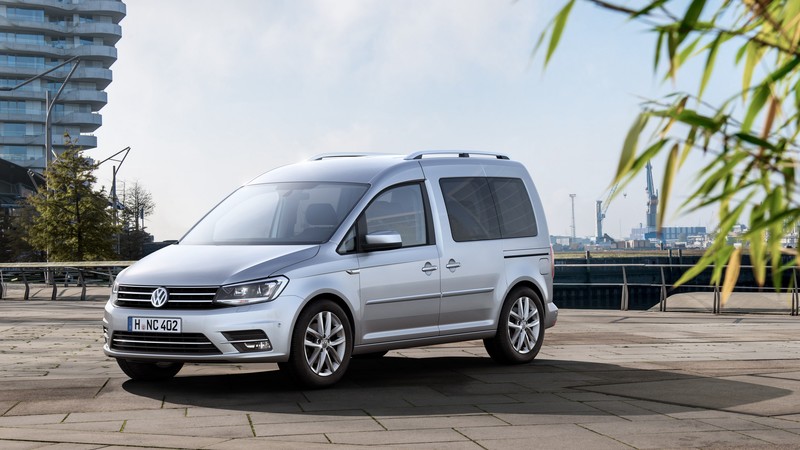 volkswagen caddy, Van, grey.