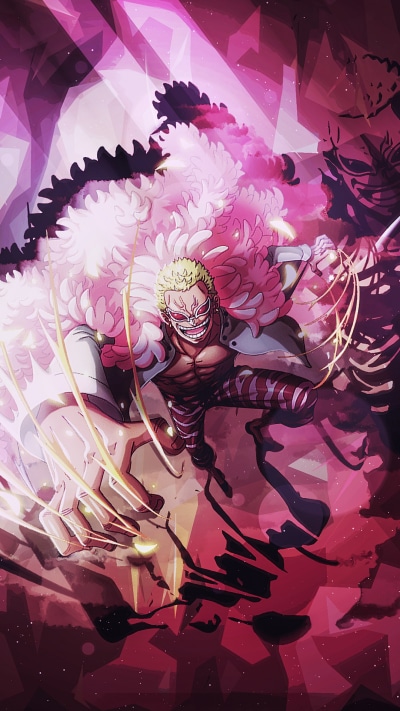Anime One Piece, Donquixote Doflamingo, 1080x1920