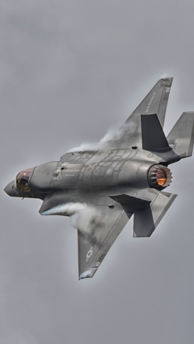 Military Lockheed Martin F-35 Lightning II, Jet Fighter, Warplane, Aircraft, 1080x1920
