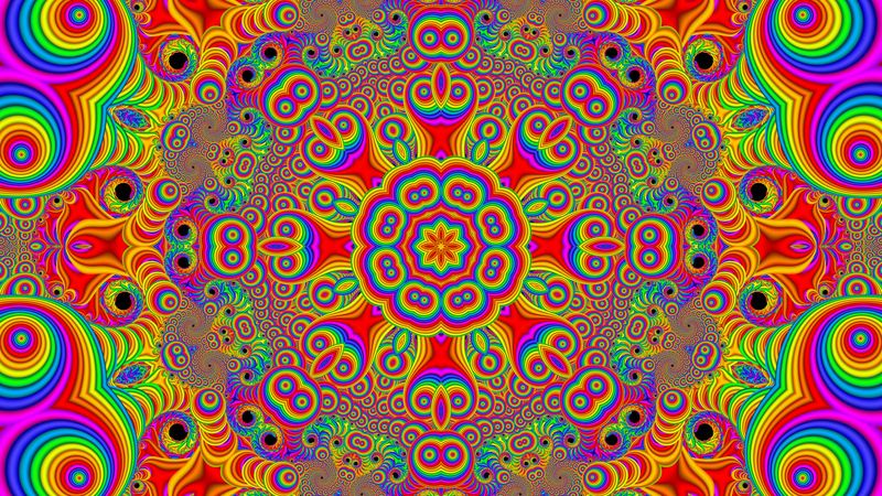 abstraction, colorful, circles, shapes, 4k