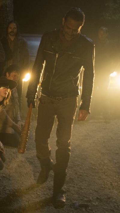 TV Show The Walking Dead, Negan (The Walking Dead), Carl Grimes, Jeffrey Dean Morgan, Chandler Riggs, 1080x1920