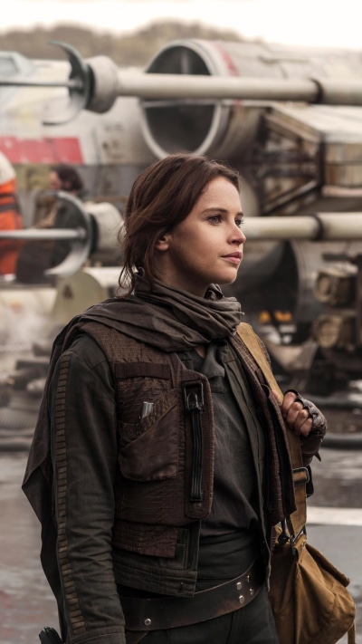 Movie Rogue One: A Star Wars Story, Jyn Erso, Felicity Jones, 1080x1920