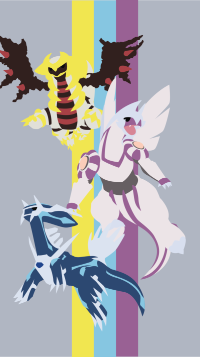 Anime Pokémon, Dialga (Pokémon), Giratina (Pokémon), Palkia (Pokémon), 1080x1920