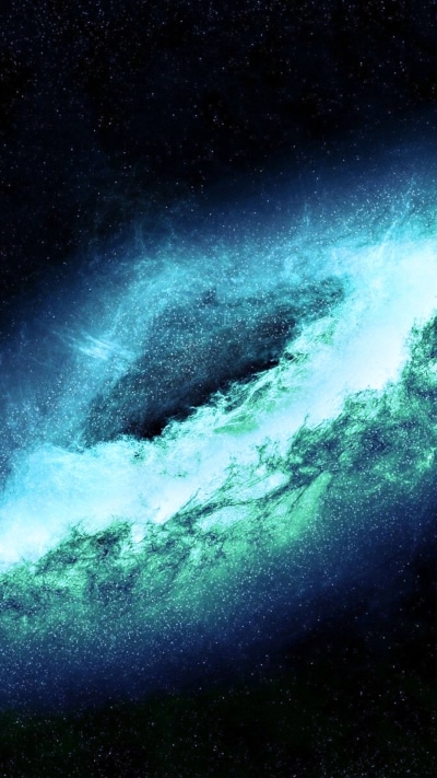 Sci Fi Galaxy, Stars, Blue, Space, 1080x1920