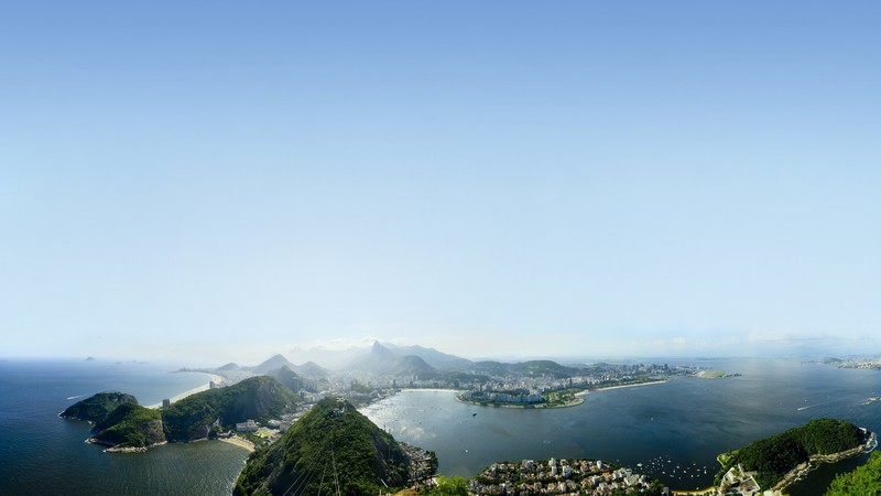 Rio de janeiro, 4K, sky, clouds, air photography