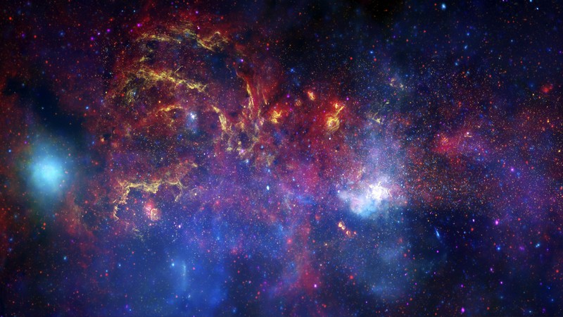Nebula, space, stars, Andromeda