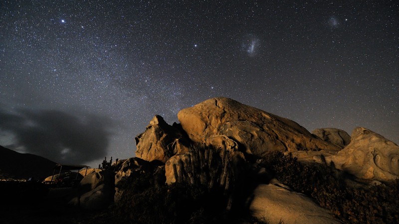 Atacama, 4K, desert, stars, night