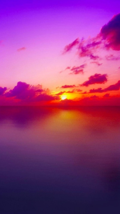 Earth Sunset, Cloud, Horizon, Tree, Sky, Purple, 1080x1920