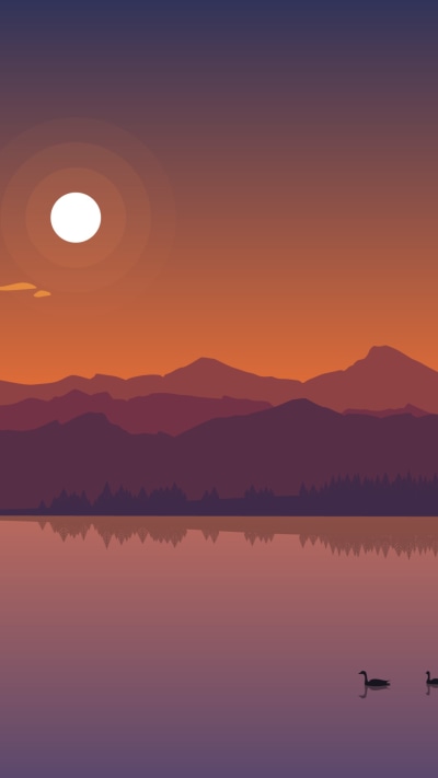 Artistic Sunset, Landscape, 1080x1920