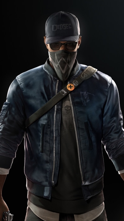 Video Game Watch Dogs 2, Marcus Holloway, 1080x1920