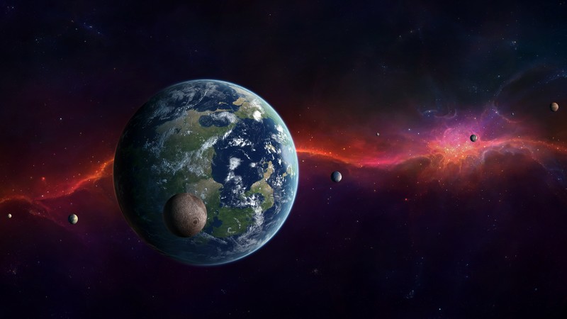 Kepler-452b, Exoplanet, Planet, space, stars