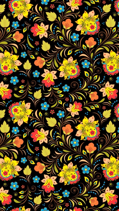 Artistic Flower, Colors, Colorful, Pattern, 1080x1920