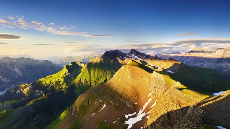 Alps, 4K, mountains, sky, clouds
