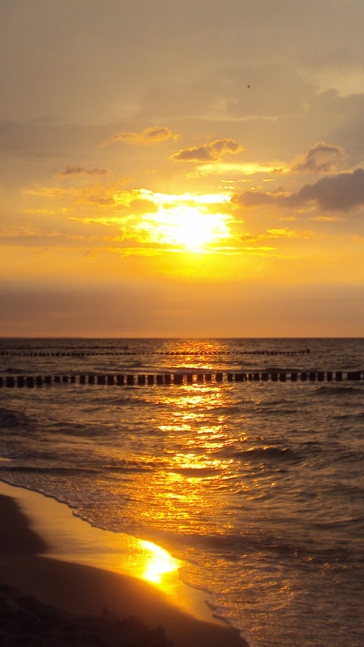 Photography Sunset, Summer, Sea, Sun, Evening, 1080x1920