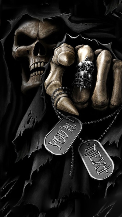 Dark Grim Reaper, Scary, Creepy, 1080x1920
