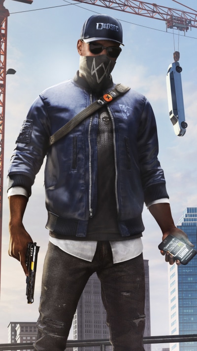 Video Game Watch Dogs 2, 1080x1920