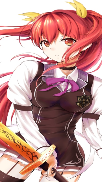 Anime Chivalry of a Failed Knight, Stella Vermillion, 1080x1920