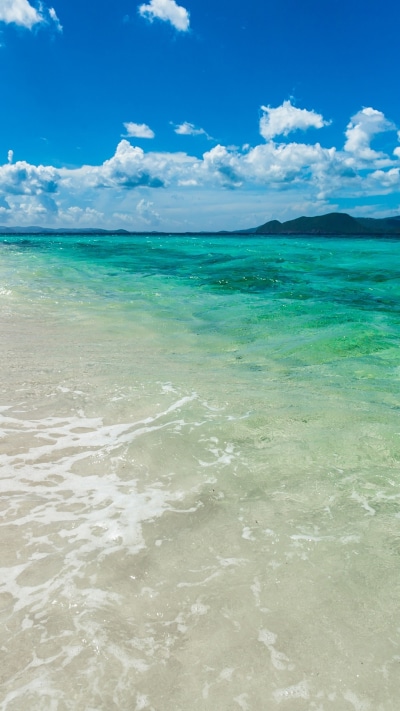 Earth Ocean, Tropical, Sand, Turquoise, Horizon, Cloud, 1080x1920