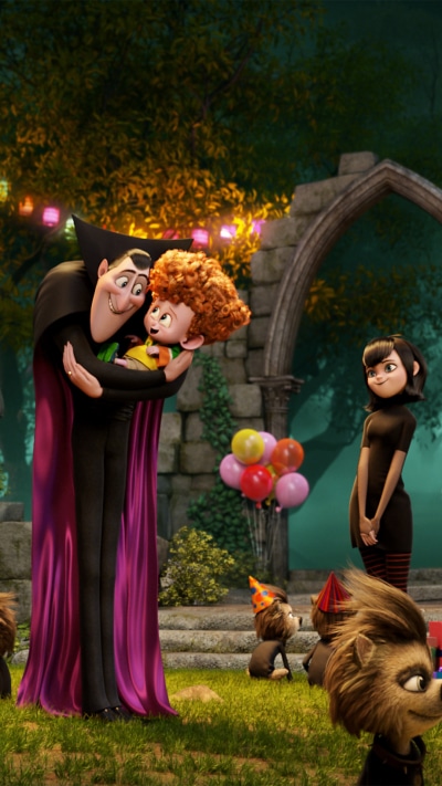 Movie Hotel Transylvania 2, Jonathan (Hotel Transylvania), Dennis (Hotel Transylvania), Mavis (Hotel Transylvania), Dracula (Hotel Transylvania), 1080x1920