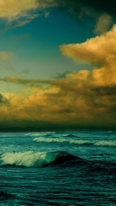 Earth Ocean, Earth, Cloud, Seascape, Blue, Horizon, 1080x1920