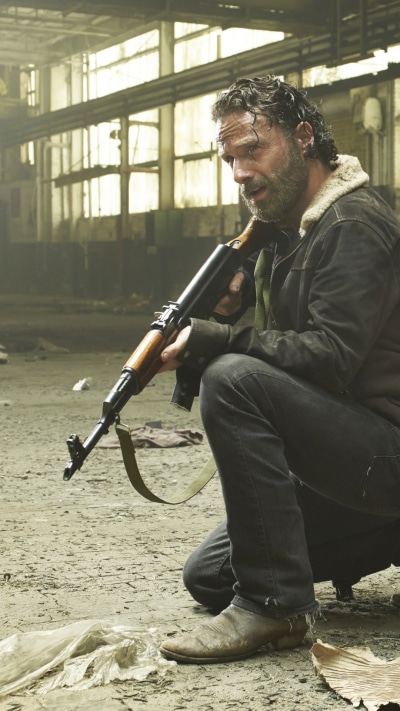 TV Show The Walking Dead, Andrew Lincoln, Norman Reedus, Daryl Dixon, Rick Grimes, 1080x1920