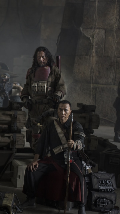 Movie Rogue One: A Star Wars Story, Diego Luna, Chirrut Îmwe, Jiang Wen, Felicity Jones, Donnie Yen, 1080x1920
