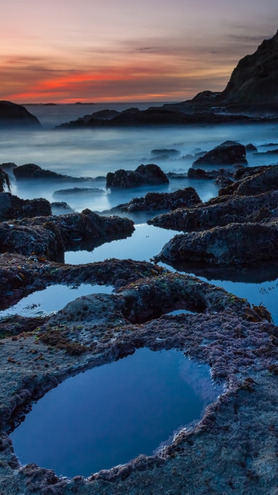 Earth Sunset, Beach, Sea, Ocean, 1080x1920