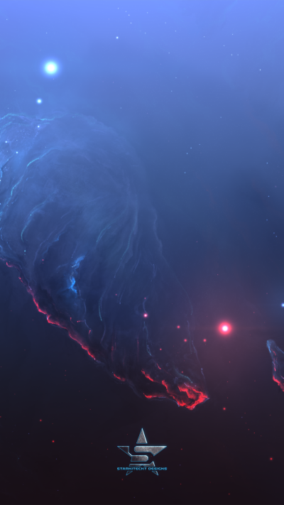 Sci Fi Nebula, Stars, Space, 1080x1920
