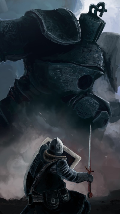 Video Game Dark Souls, Iron Golem (Dark Souls), 1080x1920
