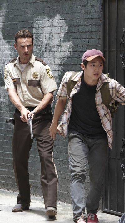 TV Show The Walking Dead, Andrew Lincoln, Norman Reedus, Irone Singleton, Glenn Rhee, Daryl Dixon, 1080x1920