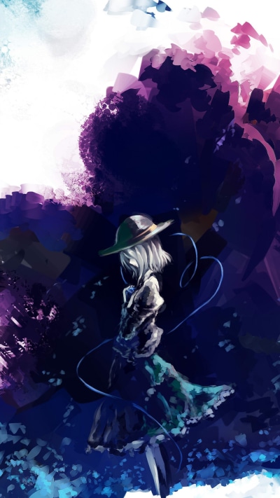 Anime Touhou, Short Hair, Koishi Komeiji, 1080x1920